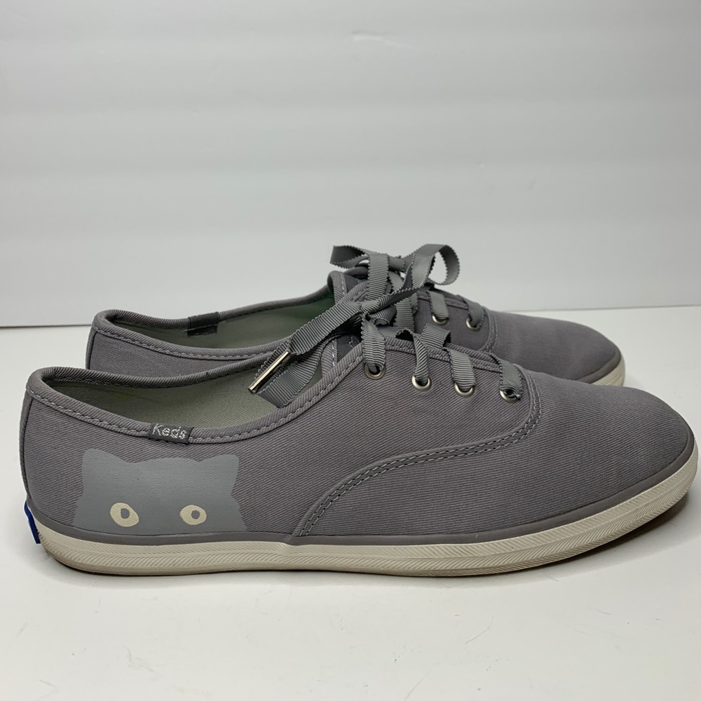 KEDS Taylor Swift SNEAKY CAT Sneakers Size 9 GRAY